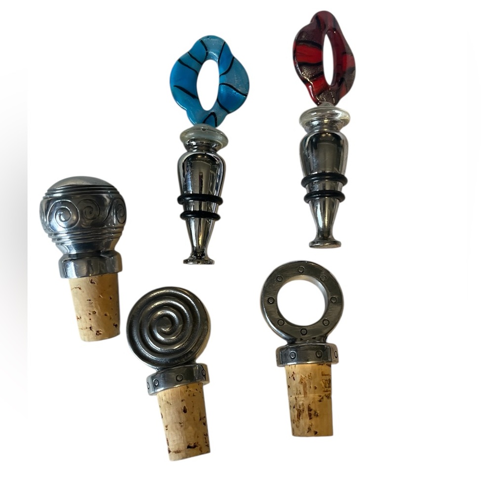 Set of 5 Wine Stoppers